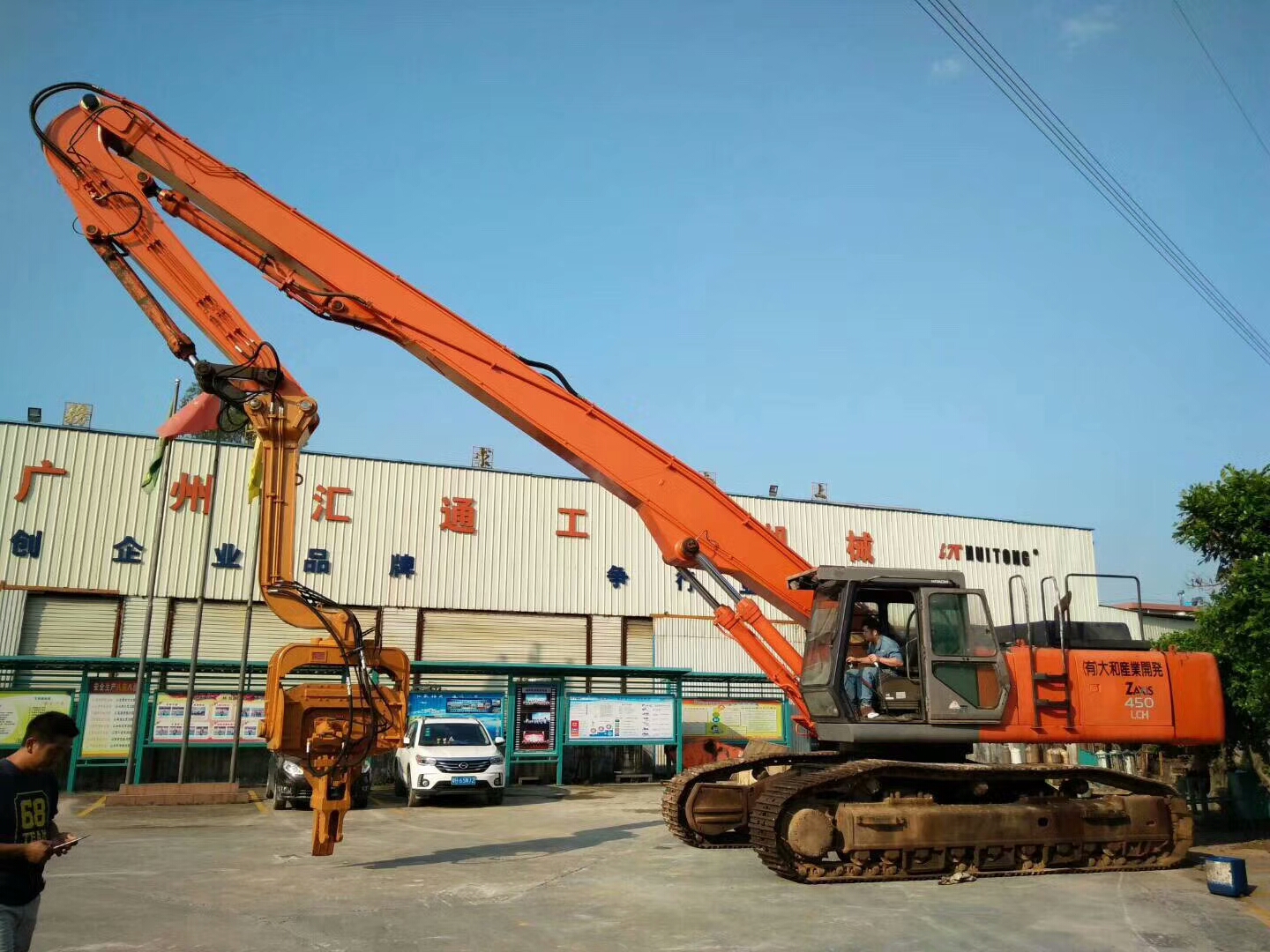 挖掘機(jī)打樁臂、打樁臂、挖掘機(jī)打樁臂廠家